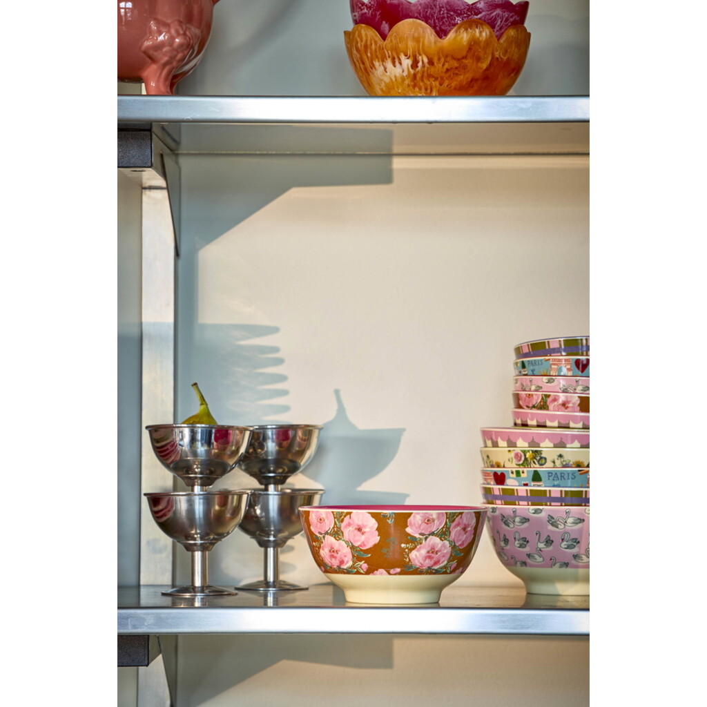RICE Melamin Schale Floral Fiesta Rose Medium online kaufen bei SKANDEKO (Ansicht 2)