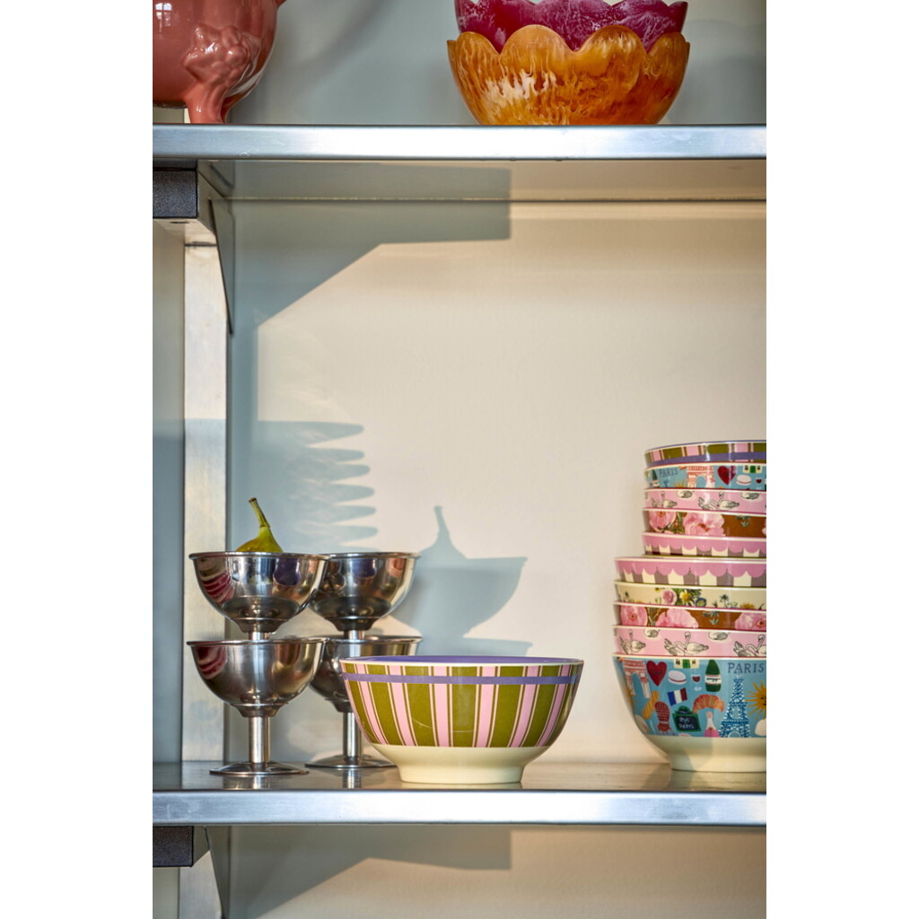 RICE Melamin Schüssel Stripe Delight online kaufen bei SKANDEKO (Ansicht 2)