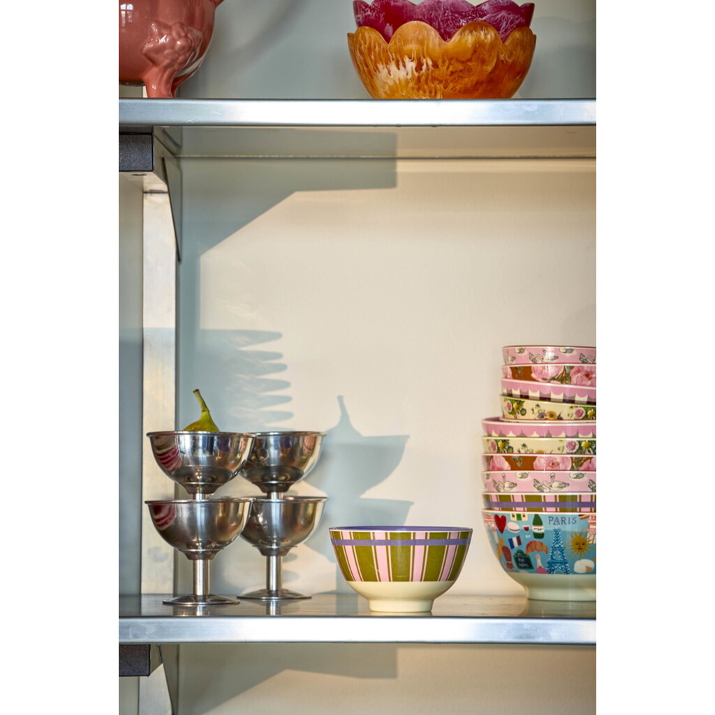 RICE Kleine Melamin Schüssel Stripe Delight online kaufen bei SKANDEKO (Ansicht 2)