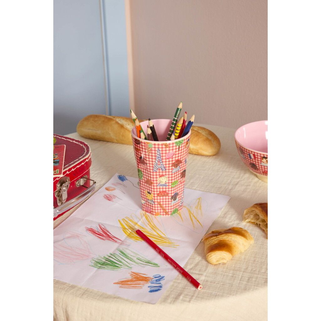 Hoher Melamin Becher Kids in Paris