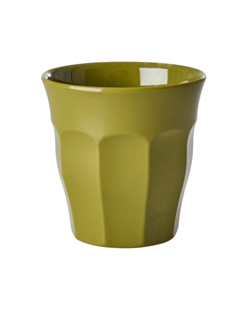 RICE Medium Melamin Becher im 6er Pack - Solid Colors