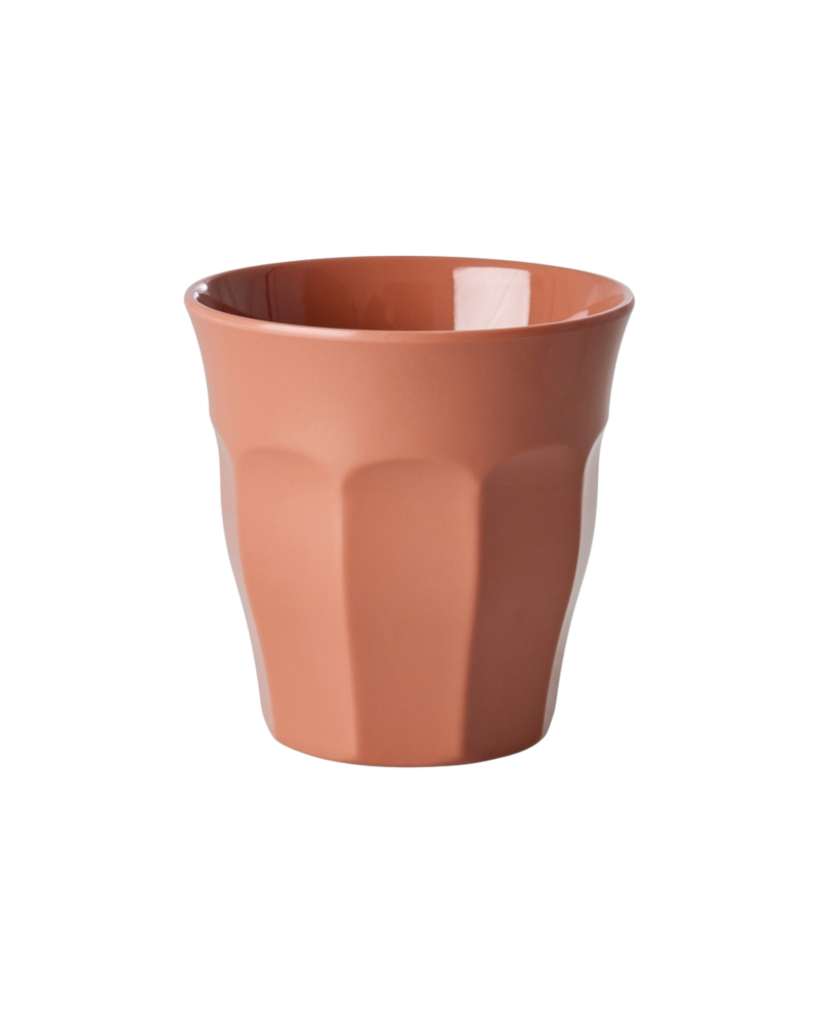 RICE Melaminbecher 6er-Set Small – Solid Colors