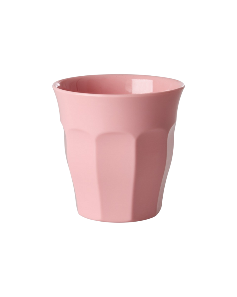 RICE Melaminbecher 6er-Set Small – Solid Colors