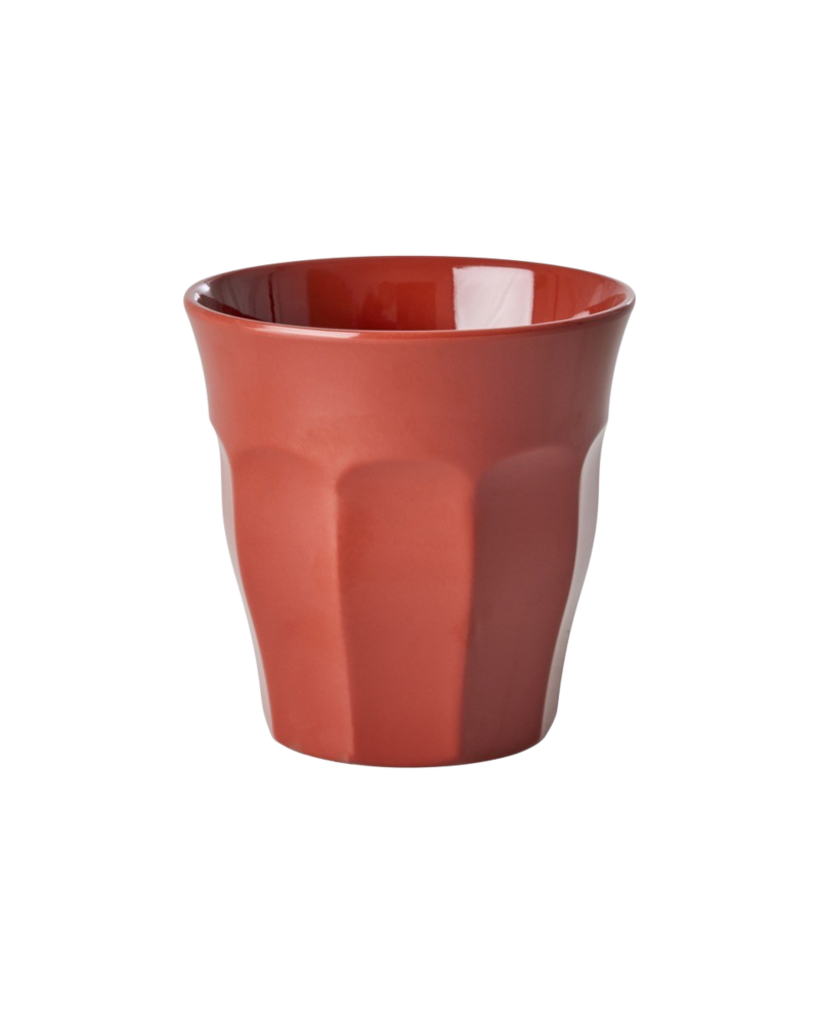 RICE Melaminbecher 6er-Set Small – Solid Colors