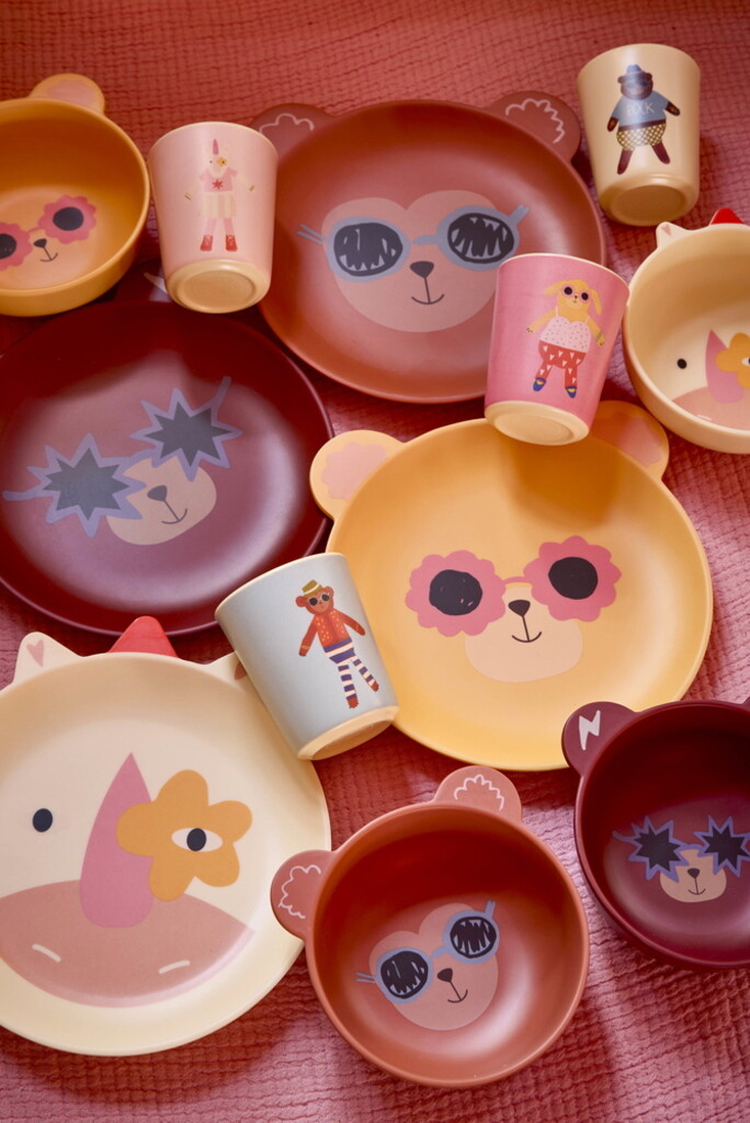 RICE Melamin Kinderschale Melamin Matt online kaufen bei SKANDEKO (Ansicht 2)