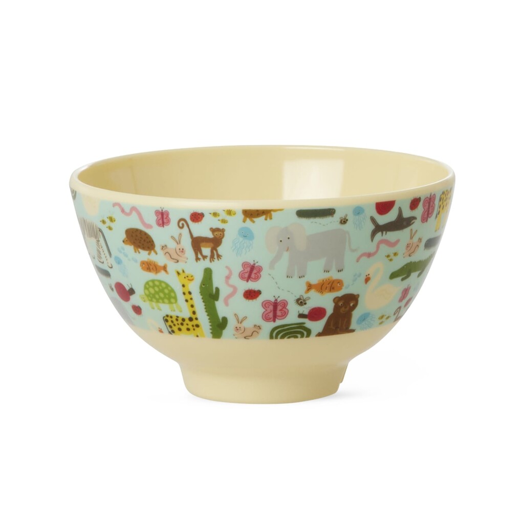 Melamine Kinderschüssel Wildlife Print 300ml