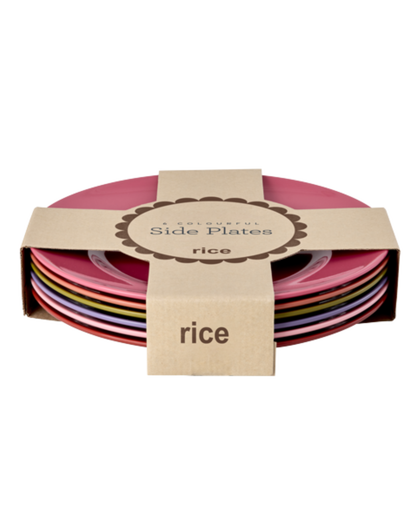 RICE Melamin Essteller Solid Colors im 6er Pack online kaufen bei SKANDEKO