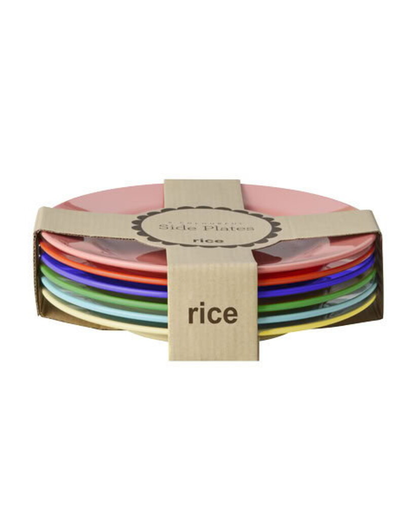 RICE Melamin Kuchenteller Beilagenteller Set (6 Stück) online kaufen bei SKANDEKO