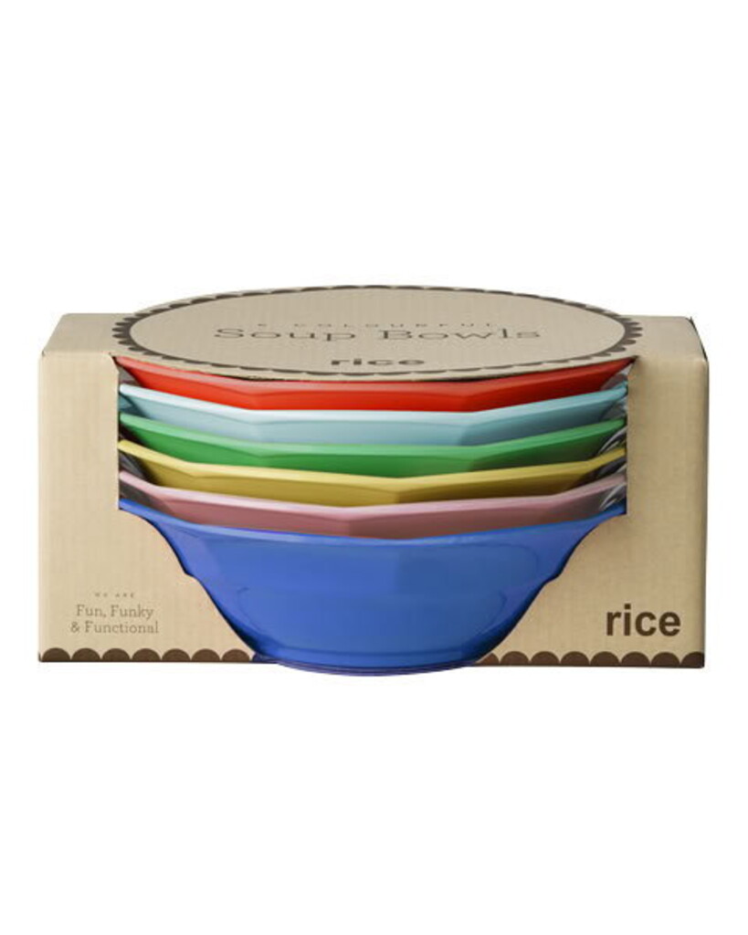 RICE Melamin Suppenschalen 6er-Set online kaufen bei SKANDEKO