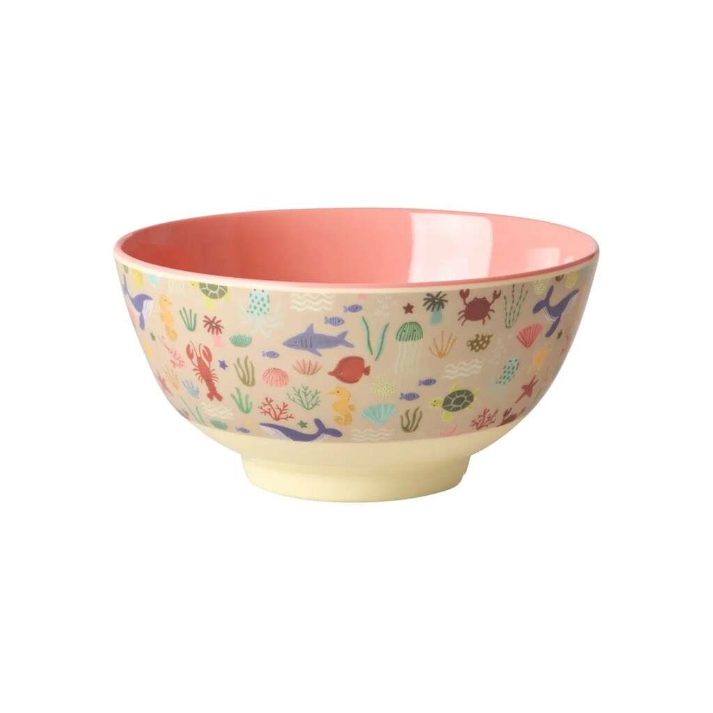 RICE Mittelgroße Kinderschüssel Ocean Print online kaufen bei SKANDEKO