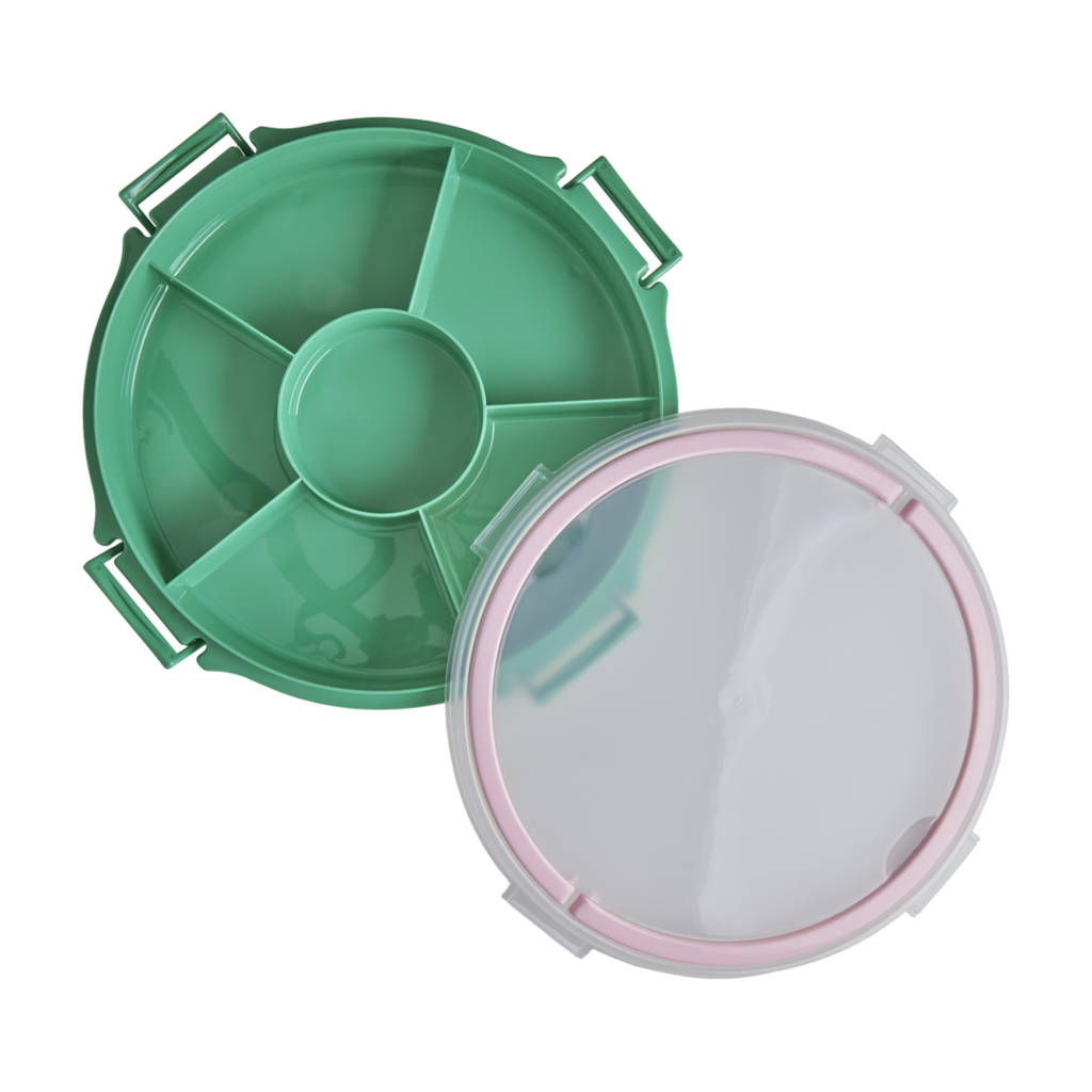 Plastik Tablett mit Deckel, Serviertablett