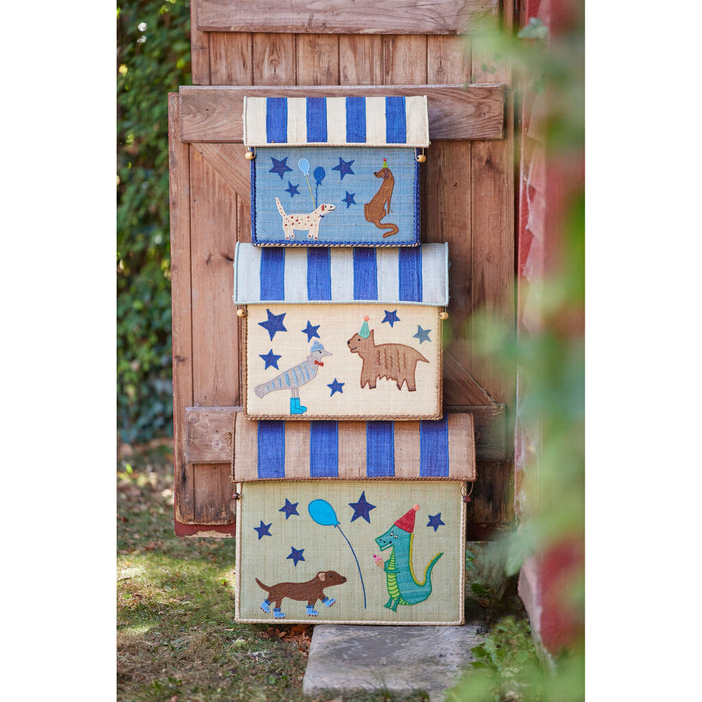 Raffia Spielzeug Aufbewahrungskörbe Party Animal 3er Set