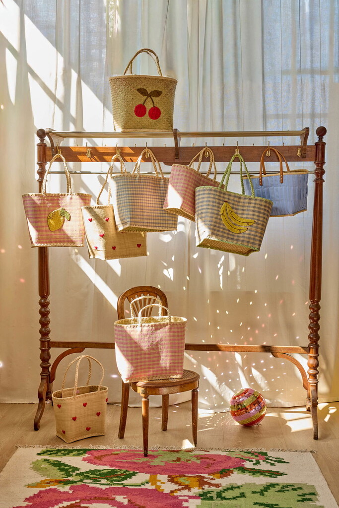 RICE Raffia Tasche Pink online kaufen bei SKANDEKO (Ansicht 2)