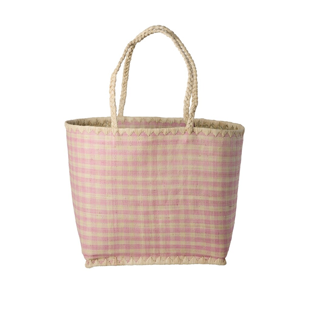 RICE Raffia Tasche Pink online kaufen bei SKANDEKO