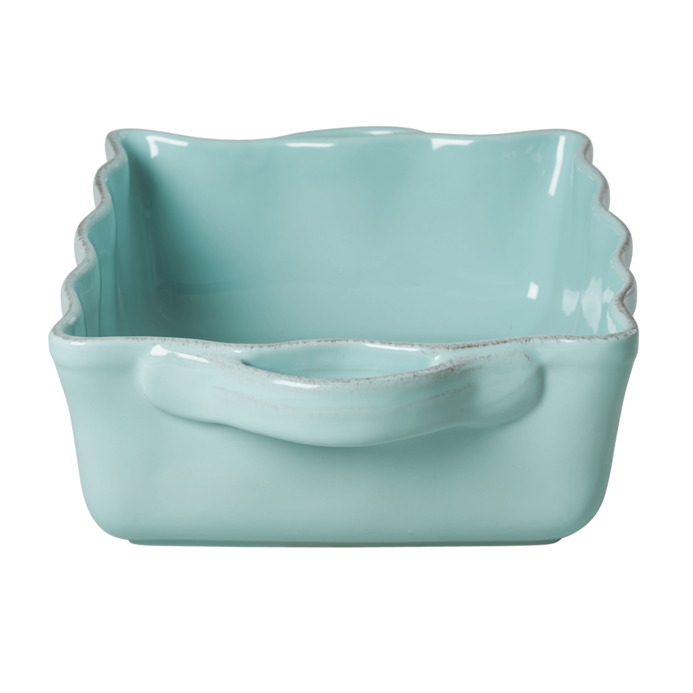 Rechteckige Auflaufform aus Steingut