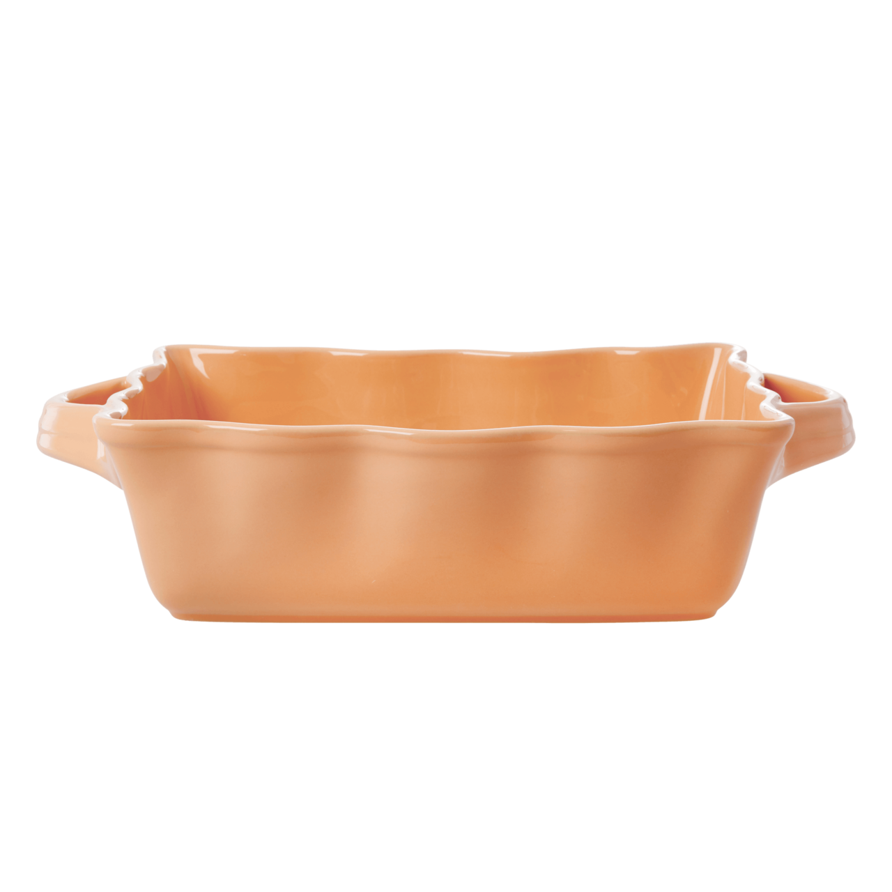 Rechteckige Auflaufform aus Steingut