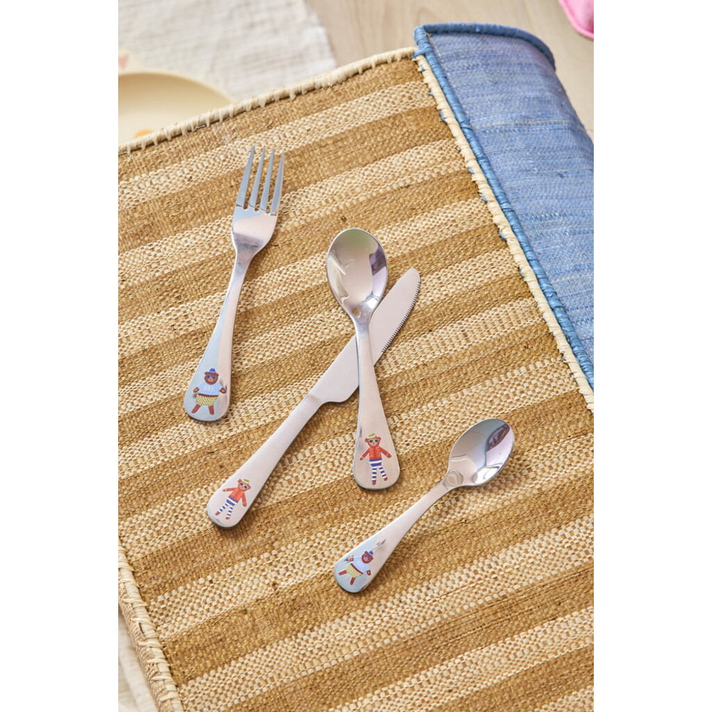 RICE Kinder Besteck-Set aus Edelstahl