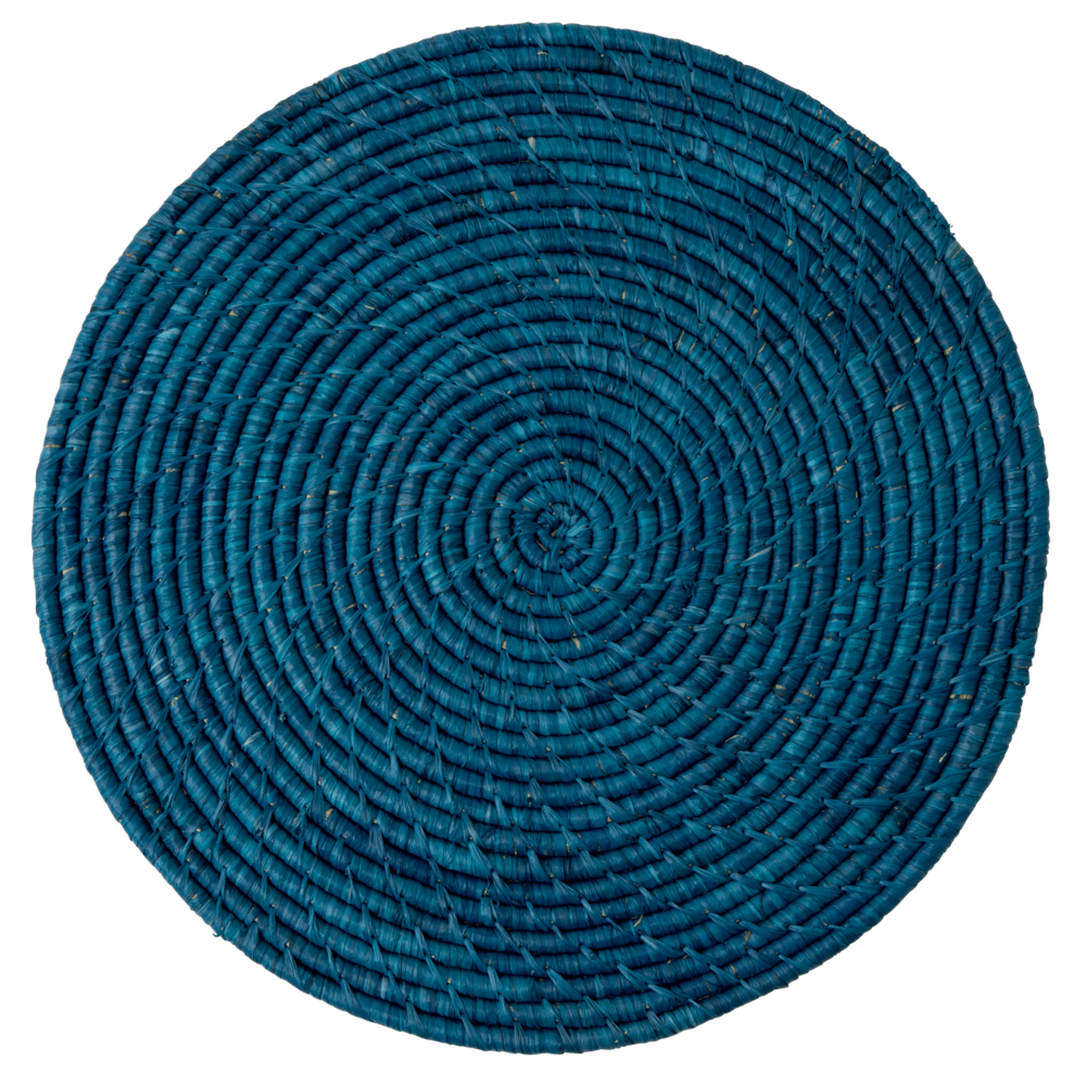 RICE Tischset Raffia rund