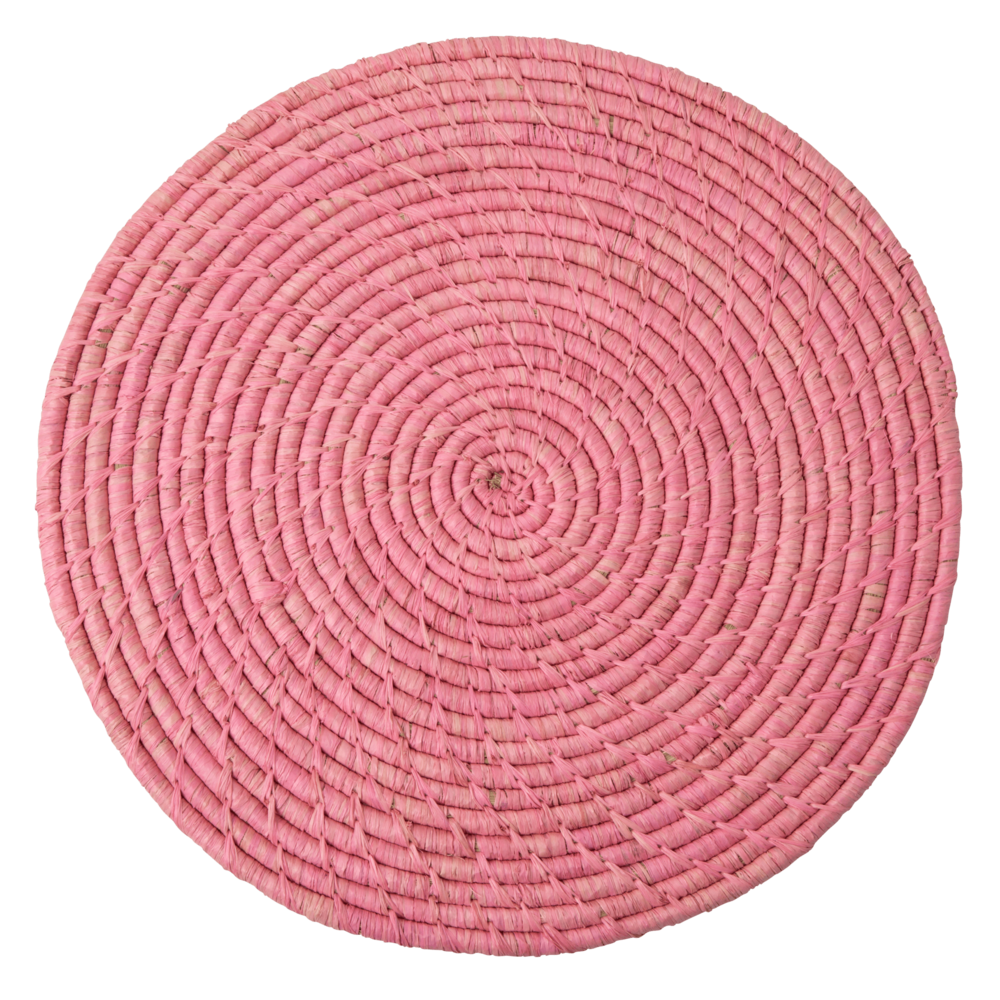 RICE Tischset Raffia rund