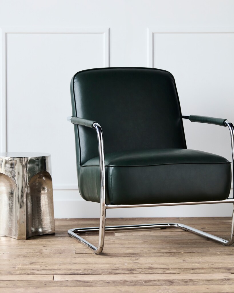 House Doctor Lounge-Sessel Comma, Kunstleder Preview Image