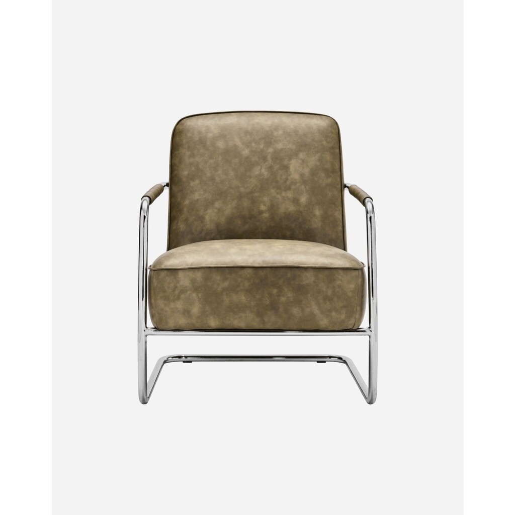 Lounge-Sessel Comma, Kunstleder