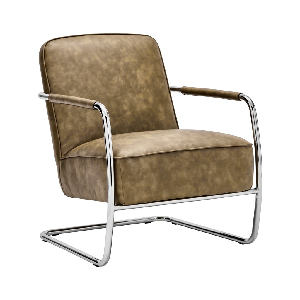House Doctor Lounge-Sessel Comma, Kunstleder Preview Image
