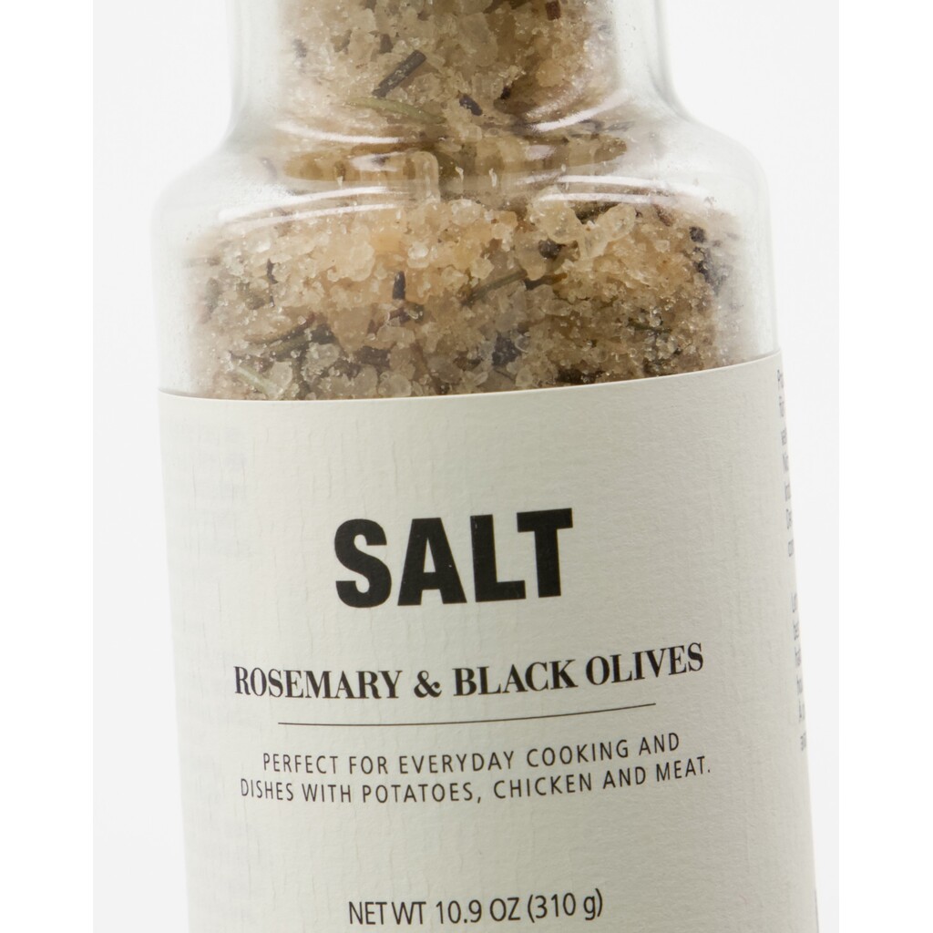 Meersalz-Mischung, Rosmarin & schwarze Oliven