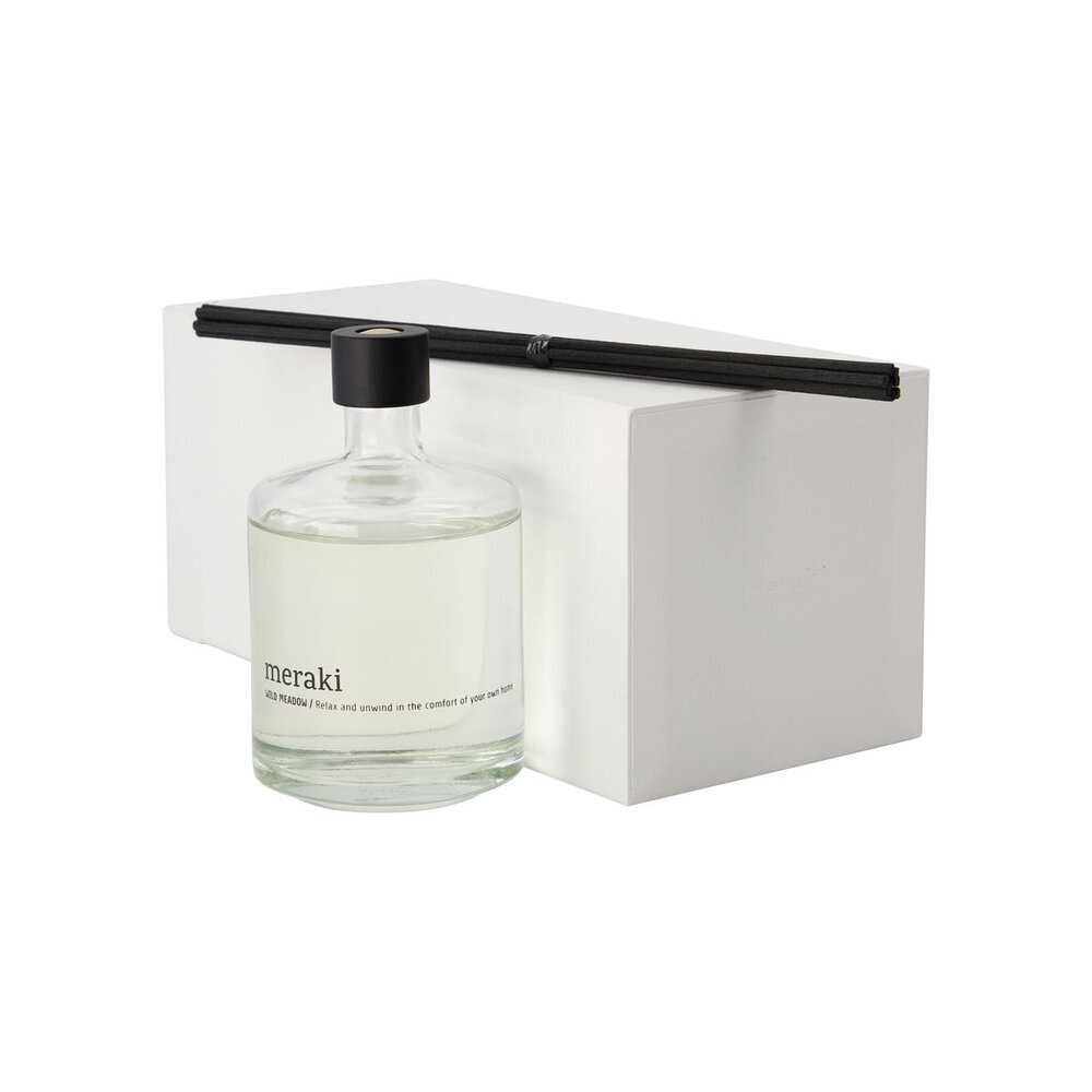 Raumduft mit schwarzen Duftstäbchen