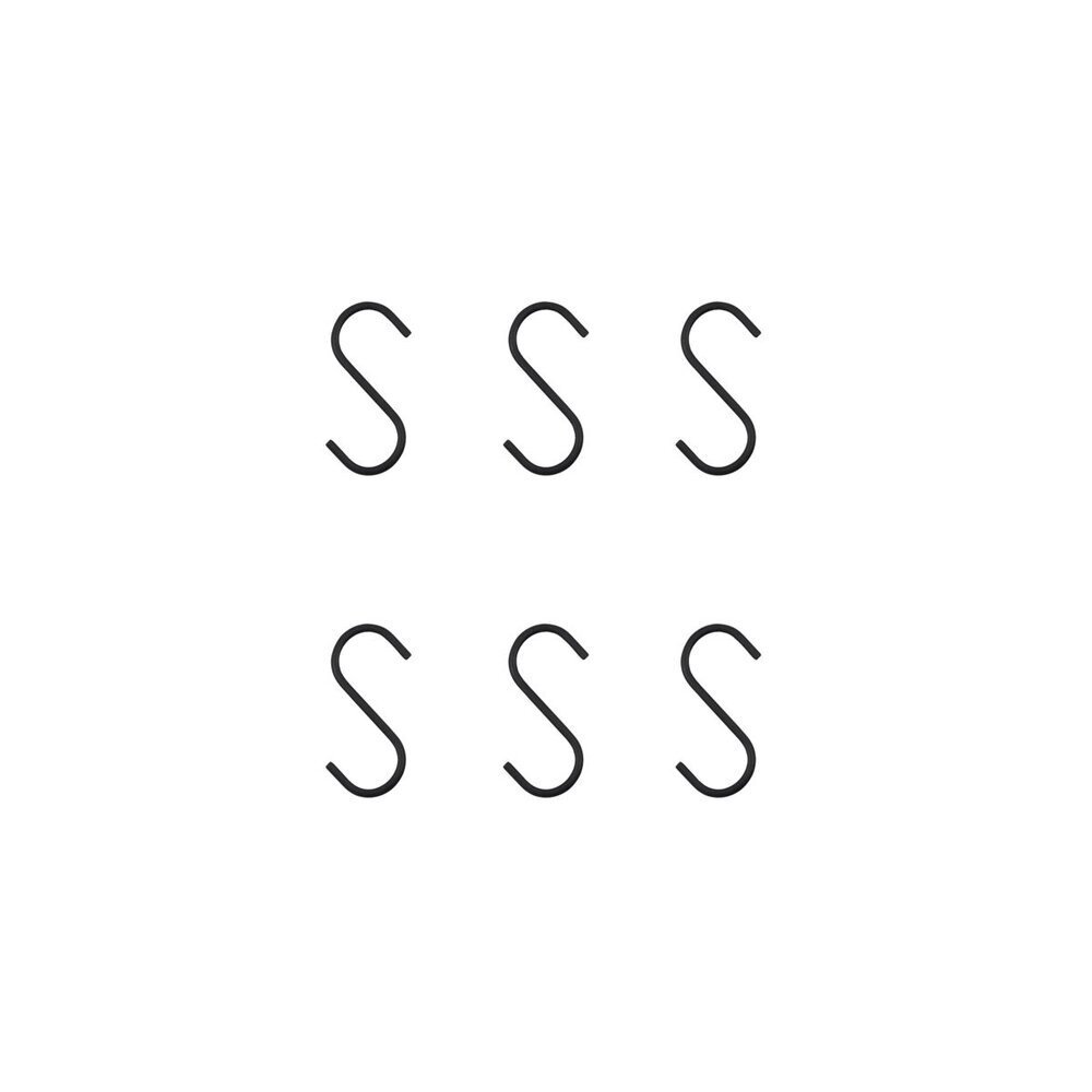 S-Haken Snap 6er Set