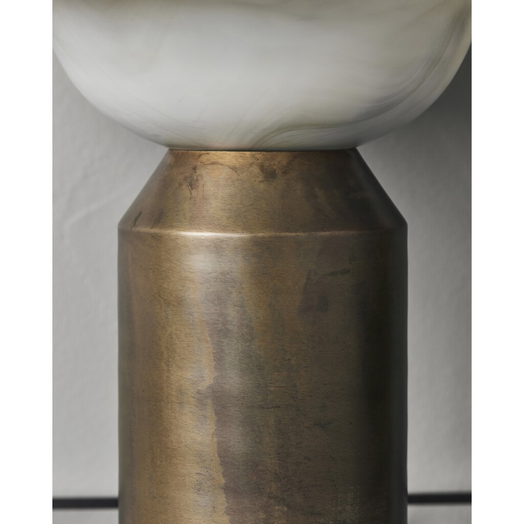 Tischleuchte, HDBig fellow, Antikes Messing-Finish