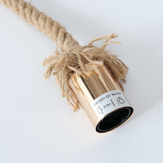 Tischlampe Hängelampe Toko Jute-Seil