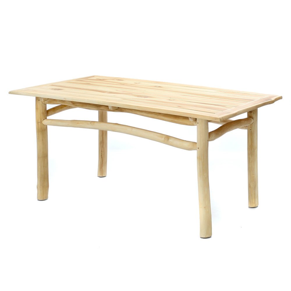 Bazar Bizar Tulum Esstisch Gartentisch Teak