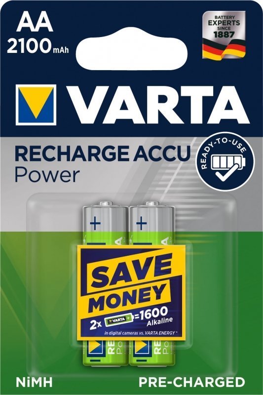 Varta Recharge Akku wiederaufladbare Batterien