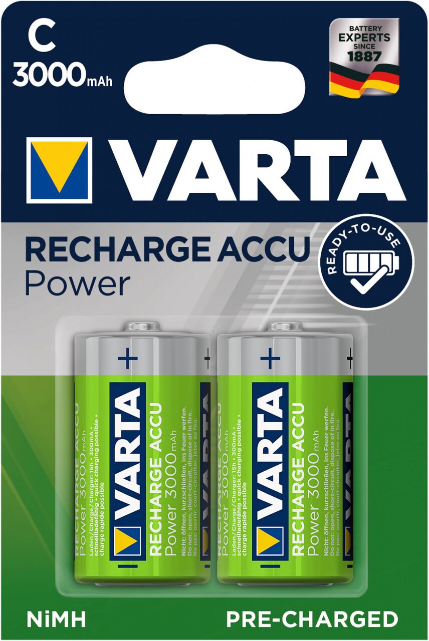 Varta Recharge Akku wiederaufladbare Batterien