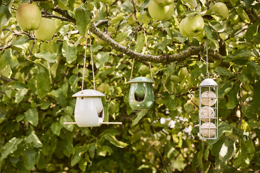 Impressionen zu IB Laursen Keramik Vogelfutterhaus zum Aufhängen, Bild 4