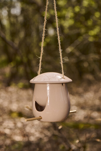 Impressionen zu IB Laursen Keramik Vogelfutterhaus zum Aufhängen, Bild 4