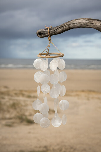 Impressionen zu IB Laursen Windspiel mit Strandmuscheln, Bild 4