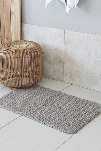 Impressionen zu House Doctor Badezimmer Teppich Crochet rechteckig, Bild 2