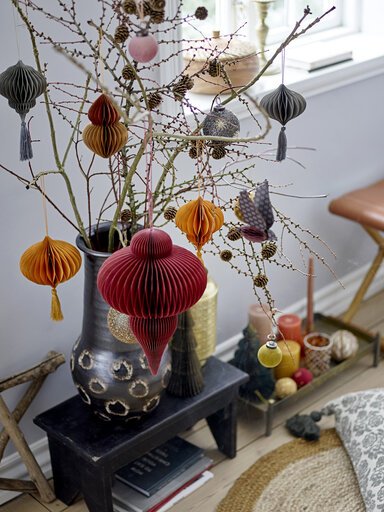 Impressionen zu Bloomingville 2er Set Weihnachtskugel Loha aus Glas, Bild 1