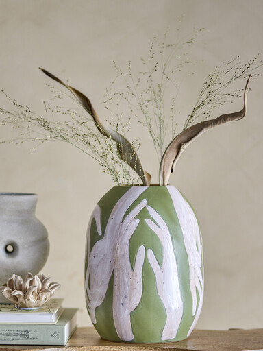 Impressionen zu Bloomingville Adalena Deko-Vase, Steingut, Bild 2