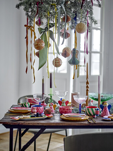 Impressionen zu Bloomingville Caramella Teller 2er Set aus Steingut, Bild 1