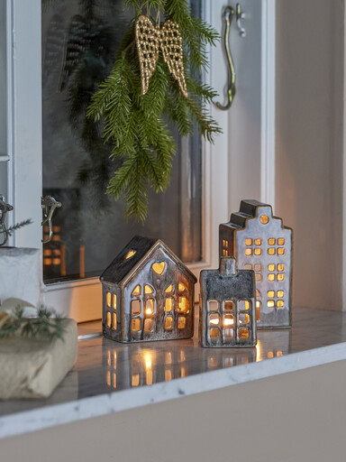 Impressionen zu Bloomingville Kalia Lichthäuser Teelichthalter 3er Set, Bild 2