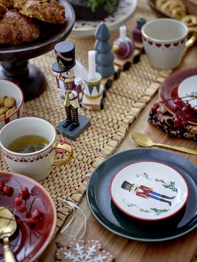 Impressionen zu Bloomingville Kuchenplatte Jolly mit Fuß und Muster, Bild 1