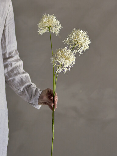 Impressionen zu Bloomingville Künstlicher Allium Stiel Weiß, Kunstblume, Bild 1