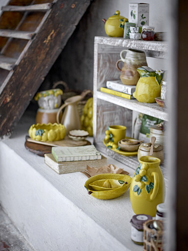 Impressionen zu Bloomingville Limone Zitronensaftpresse aus Steingut, Bild 1