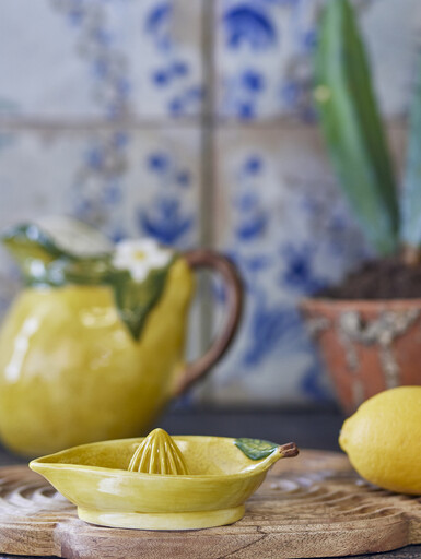Impressionen zu Bloomingville Limone Zitronensaftpresse aus Steingut, Bild 2