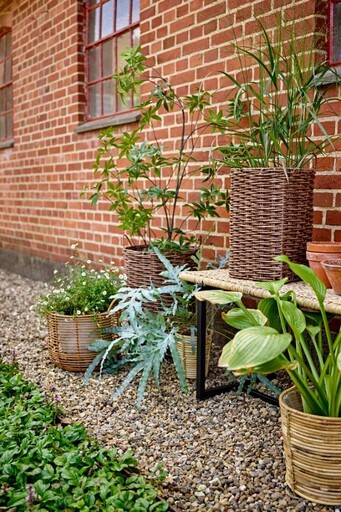 Impressionen zu Bloomingville Linoa Pflanz Korb 3er-Set aus Rattan, Bild 2