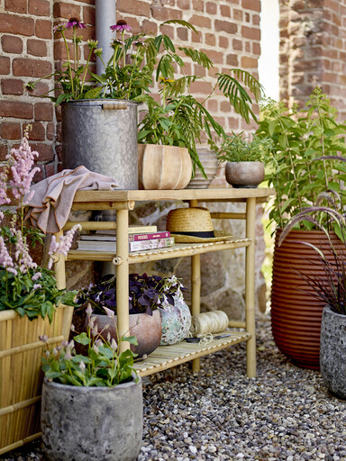 Impressionen zu Bloomingville Sole Beistelltisch aus Bambus, Bild 1