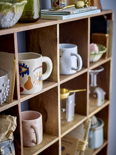 Impressionen zu Bloomingville Tilo Becherregal, Geschirr-Regal Recyceltes Holz, Bild 3