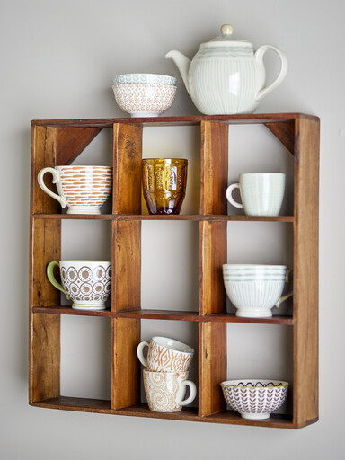 Impressionen zu Bloomingville Tilo Becherregal, Geschirr-Regal Recyceltes Holz, Bild 7